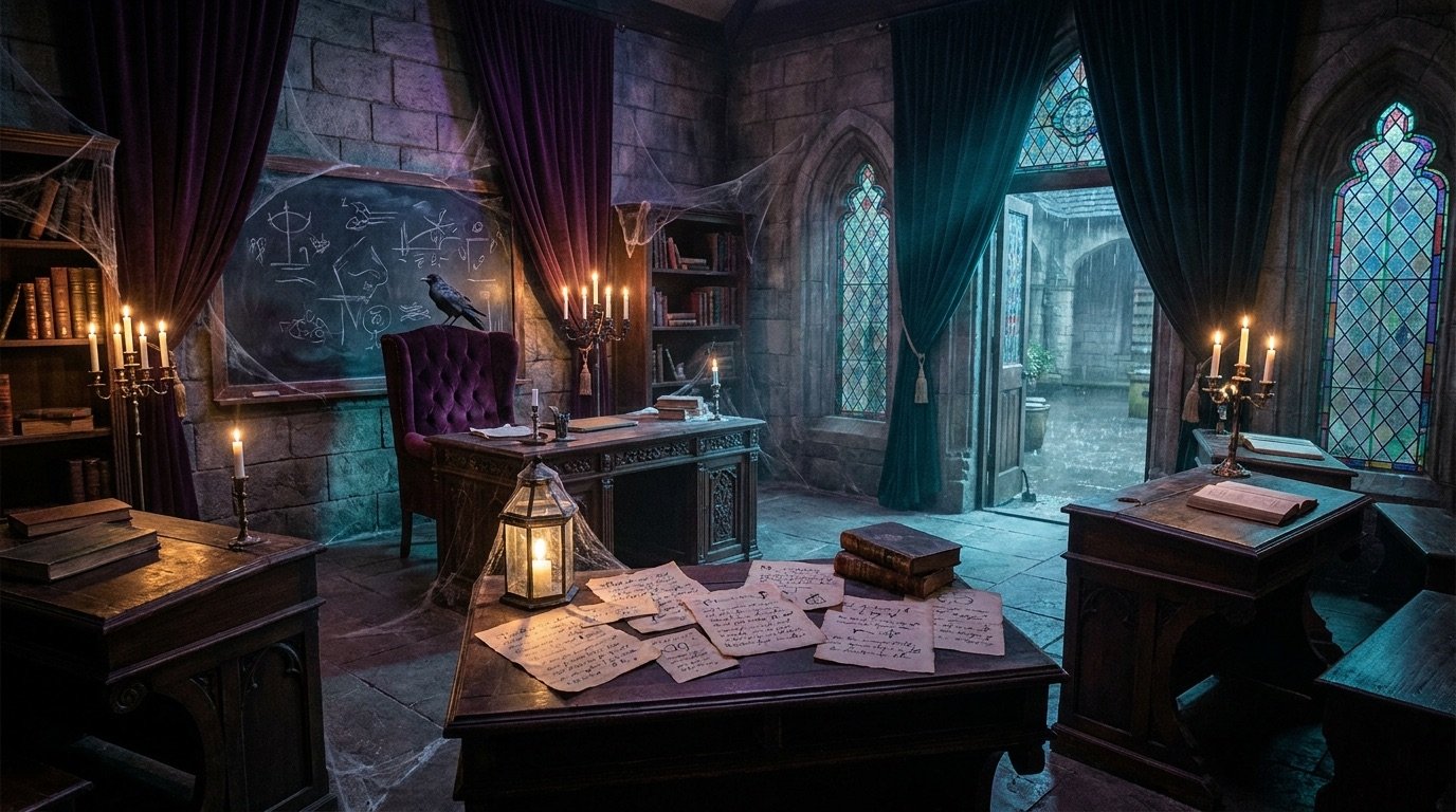 Merlina · La Academia de Nevermore — sala de escape temática en Trelew