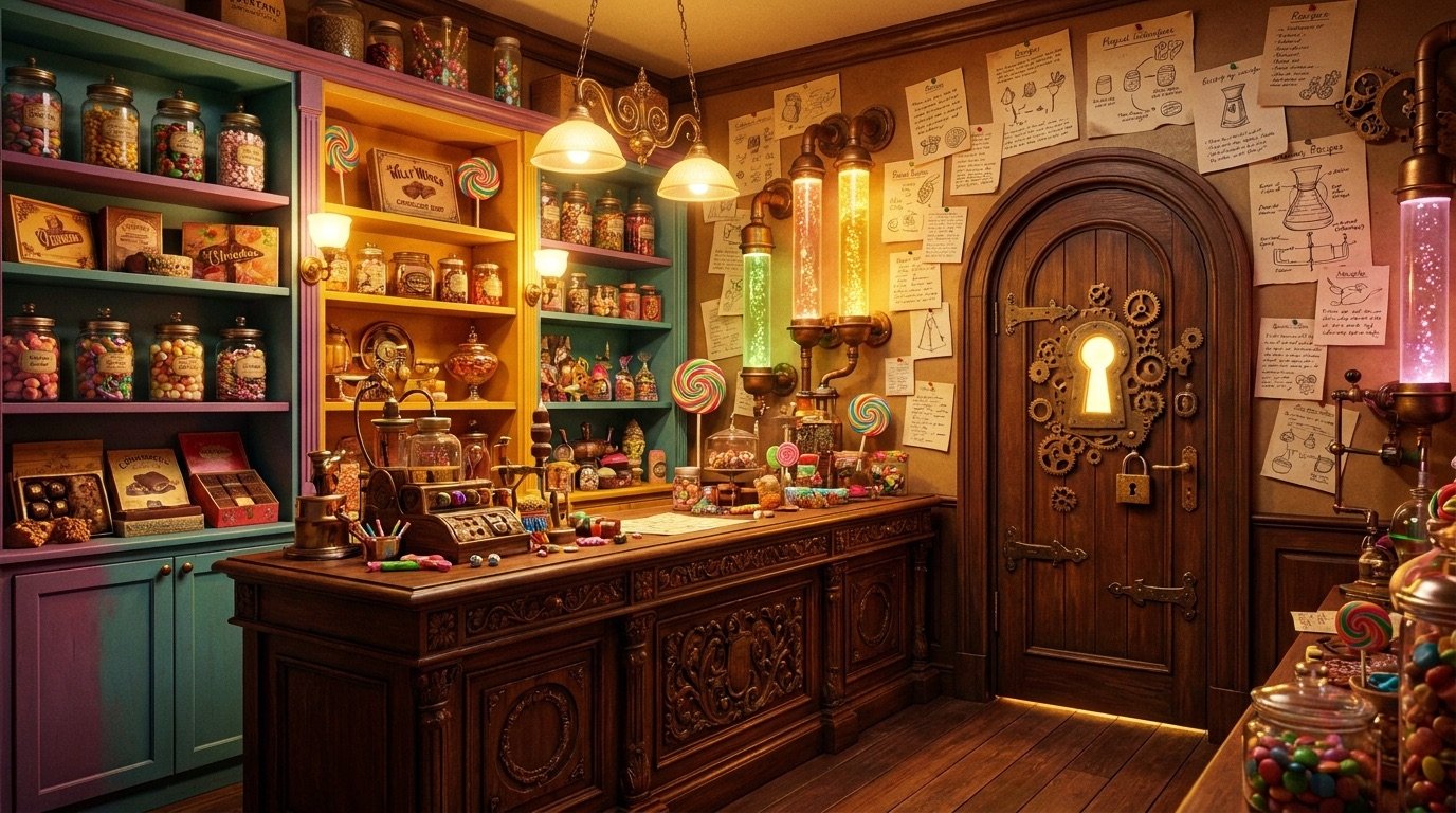 Wonka · La Tienda de Chocolate — sala de escape temática en Trelew